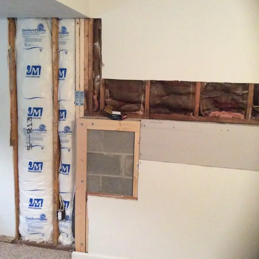 Wall insulation replacement during Odor Removal & Deodorization in Sharon